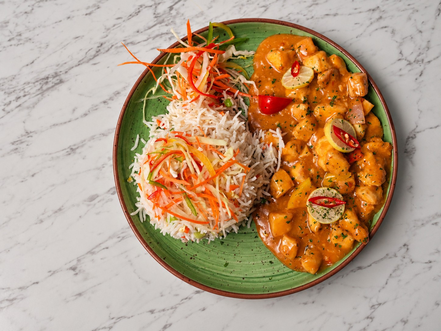 Rice bowl at Pulse Restaurant