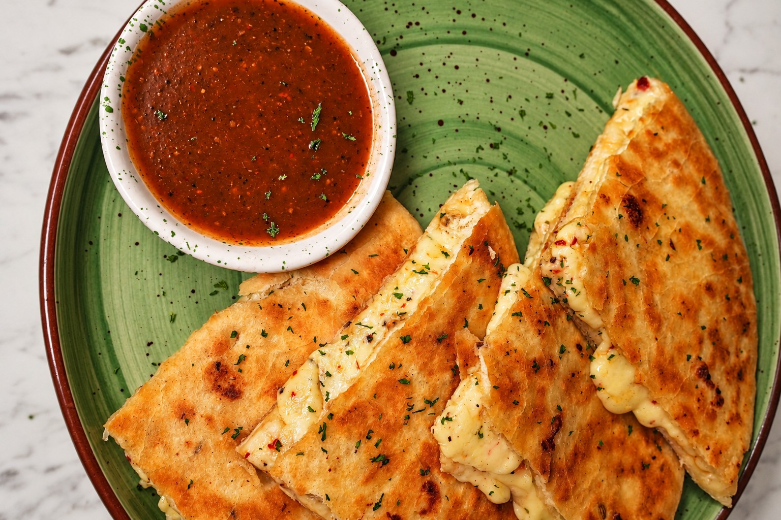 Quesadilla at Pulse Restaurant